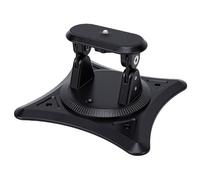VBESTLIFE Supporto da Soffitto per Proiettore con Filettatura da 1/4 di Pollice, Staffa da Parete con Rotazione di 360 Gradi per Home Theater