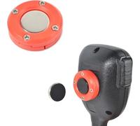 VBESTLIFE Supporto Magnetico per Microfono, Supporto Universale per Microfono CB con Magnete Potente per KMC-30 KMC-32 KMC-35 KMC-36, PMMN4090 HMN3596A HLN9073 RMN5052A (rosso)