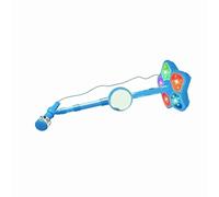 VBESTLIFE Supporto per Microfono per Bambini in Plastica per Bambini con Luci Integrate, Vera Esperienza di Canto per Riunioni di Famiglia, Scuola Materna, Microfono per 39,4 X 8,3 Pollici