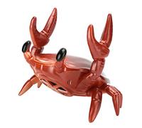 VBESTLIFE Supporto per Telefono a Forma di Granchio con Altoparlante Bluetooth Surround da 360 Gradi per un Comodo Intrattenimento a Mani Libere ABS Portatile (rosso)