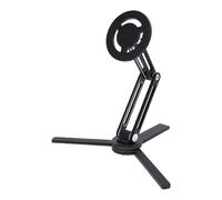 VBESTLIFE Supporto per Telefono Magnetico, Supporto da Tavolo Pieghevole con Rotazione a 360°, Altezza Regolabile, per Smartphone, Tablet, Finestrino 'auto, Cruscotto