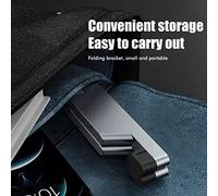 VBESTLIFE Supporto per Telefono Pieghevole Portatile in Lega per Scrivania Compatibilità Universale Tasca da Viaggio Design Compatto/pieghevole Adatto per la Maggior Parte degli Smartphone Tablet