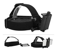 VBESTLIFE Supporto per videocamera per Azione per Cinghia per Testa per GOPRO, Fascia Elastica Regolabile