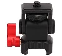 VBESTLIFE Supporto Universale per Monitor da Campo, con Sgancio Rapido, Rotazione di 360 Gradi e Inclinazione di 180 Gradi, Filettatura da 1/4 di Pollice, per Morsetto Ferroviario Nato