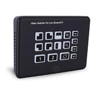 VBESTLIFE Switcher Video per Streaming Live, Doppia Scheda di Acquisizione Ingresso HDMI 1080P, Switcher HDMI USB C 3.0 a Bassa Latenza, per OBS, per Console di Gioco