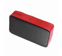 VBESTLIFE Taekwondo Boxing Strike Pad Comodo Cuscino per Curva di Calcio per Scudo da Allenamento per Pugni, Pad per Calcio con Design della Barra di Presa per gli Amanti delle Arti Marziali (rosso)