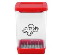 VBESTLIFE Tagliafrutta a Tazza, Efficiente con Lame in Acciaio Inossidabile, per Verdure, Uova, Fragole, Facile da Usare per la Quotidiana, Materiale ABS, Dimensioni 4,1x3 Pollici