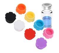 VBESTLIFE Tappi per Fiale in Vetro da 24 Pezzi, Coperchi in Silicone da 3 Ml