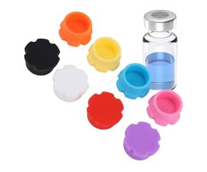 VBESTLIFE Tappi per Fiale in Vetro da 24 Pezzi, Coperchi in Silicone da 3 Ml