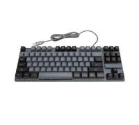 VBESTLIFE Tastiera da Gioco Meccanica a 87 Tasti, Retroilluminazione RGB, Risposta Rapida, Tasti Multimediali, Colore a Contrasto, USB Cablata, Tastiera USB, Tastiera da Gioco