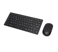 VBESTLIFE Tastiera Francese, Combinazione Tastiera e Mouse Wireless da 2,4 GHz, Set e Mouse Wireless Portatile Sottile a 78 Tasti per PC Portatile
