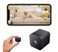 VBESTLIFE Telecamera di Sicurezza Wireless per Interni Ed Esterni da 30 MP per Baby Monitor, Telecamera per Cani con Rilevamento del Movimento, Visione Notturna IR, Archiviazione su Cloud