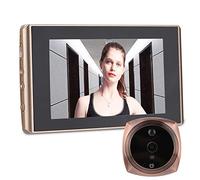 VBESTLIFE Telecamera spioncino, 4300E Digital Door Viewer e Campanello 1 Milioni di Pixel 4.3in LCD Screen Night Vision Campanello