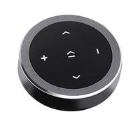 VBESTLIFE Telecomando Al Volante, Pulsante Multimediale Wireless Bluetooth 4.0, Controllo della Musica con Manopola del Volume, Comando Vocale per, Controller Vivavoce per la Sicurezza di Guida