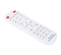 VBESTLIFE Telecomando per Proiettore Bianco, Telecomando Universale a Infrarossi per Proiettore con Portata di 10 Metri, Struttura in ABS per Home Theater, Aule, Ufficio, Alimentato con 2 Batterie AAA