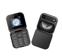 VBESTLIFE Telefono Cellulare Sbloccato 2G, Telefono Cellulare per Anziani Doppia SIM con Bluetooth 4.0, MP3, Pulsanti Grandi e Altoparlante, Jack per Cuffie da 3,5 Mm (BLACK)