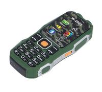 VBESTLIFE Telefono Cellulare Seniors, 2,6 Pollici di Grande Schermo, Batteria da 4800 MAh, 3 Slot SIM, 9 Numeri di Famiglia Quadrante Rapido, Suono Forte, Torcia a Doppio LED, per Anziani (GREEN)