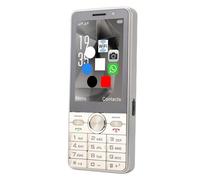 VBESTLIFE Telefono Sbloccato 4G, Telefono Cellulare Doppia SIM con WiFi Bluetooth, Touch Screen da 3,5 Pollici, Android 8.1, Suono Forte, Tasti Grandi, per Studenti Anziani (GOLD)