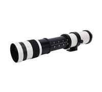 VBESTLIFE Teleobiettivo Zoom 420-800 Mm F8.3 per Fotocamere con Attacco EF EF-S, Obiettivo con Messa a Fuoco Manuale con Rivestimenti MC Multistrato (WHITE)