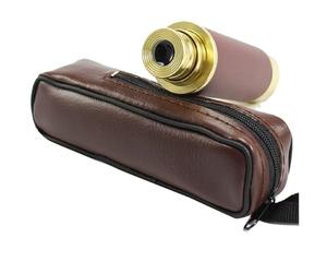 VBESTLIFE Telescopio Pirata retrò, Monocolo Portatile Portatile con Struttura in Metallo e Lente Prisma Rivestita di Blu, per Campeggio, Escursionismo, Birdwatching, Avventure Marittime (25 x 0)