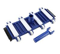 VBESTLIFE Testa di Aspirazione per Piscina, Setole Morbide con Connettore per Asta da 1,25" e Adattatore per Tubo da 1,5", Resistente per Piscine, Stagni e Acquari, Delicato sulle Piastrelle,