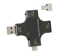 VBESTLIFE Tester Digitale USB C, Multimetro Digitale con Schermo LCD a Colori 2 in 1, Supporto PD, QC2.0, QC3.0, BC1.2, per Corrente di Ricarica USB, Tensione, capacità, Potenza, Tempo,