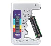 VBESTLIFE Tester per Batteria, Slot per Scheda Batteria Fissa Multilivello per AA, AAA, Quadrata da 9 V e Ricaricabile, con Rilevatore di capacità di Alimentazione