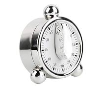 VBESTLIFE Timer da Cucina, Mini Timer da 60 Minuti Senza Batteria, Orologio Magnetico per Il Conto alla rovescia, Strumento di Gestione del Tempo con Allarme sonoro, per Cucinare, Imparare,