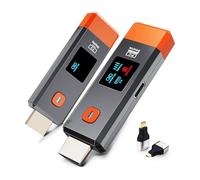 VBESTLIFE Trasmettitore e Ricevitore HDMI Wireless, Extender da 165 Piedi/50 M Ingresso Decodifica 4K Uscita 1080P, 2.4G/5.8G per Video e Audio da Monitorare da PC Proiettore TV Box