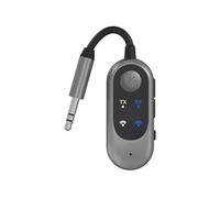 VBESTLIFE Trasmettitore Ricevitore Audio BT Adattatore per Lettore Musicale con Chiamata Facile Portata 10M per TV di Casa in Auto con Microfono Integrato a Bassa Latenza