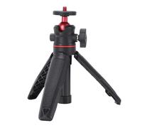 VBESTLIFE Treppiede da Tavolo, Mini Treppiede con Testa a Sfera Girevole a 360° con Foro per Vite da 1/4 di Pollice e Interfaccia di Espansione, per Fotocamera Mirrorless per Smartphone (BLACK)