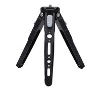 VBESTLIFE Treppiede da Viaggio Portatile Pieghevole in Lega di Alluminio | Fori per Viti da 3x3/8" e 1/4", 12 Fori di Posizionamento, Riducono Al Minimo le Vibrazioni per la Registrazione Video