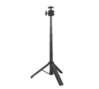 VBESTLIFE Treppiede per Selfie Stick, Treppiede per Telefono da Viaggio Leggero con Testa a Sfera a 360°, Supporto per Cellulare Estensibile per Fotografia, Video e Streaming Live