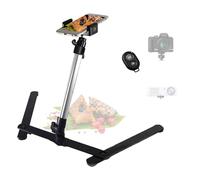 VBESTLIFE Treppiede per Telefono, Treppiede da Soffitto per Proiettore Regolabile in Altezza da 10-17 Pollici con Testa a Sfera Ruotabile a 360°, Supporto per Telefono, per Streaming Live