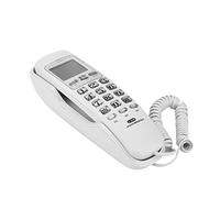 VBESTLIFE VBSTLIFE Telefono Fisso Cablato con Altoparlante Vivavoce Telefono a Muro con Display di Identificazione del Chiamante Telefono Fisso a Rumore per Ufficio e Casa