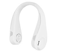 VBESTLIFE Ventilatore da Collo Senza Lama, Mini Ventilatore Sospeso Portatile Ricaricabile, da Collo a 3 velocità, Silenzioso, Orario di Lavoro 3-16 Ore, per Viaggi in Ufficio (WHITE)