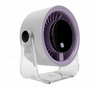 VBESTLIFE Ventilatore da Scrivania, Ventilatore da Parete Ricaricabile a 5 velocità, Circolatore d'aria da Tavolo Portatile Silenzioso e Regolabile a 360° per Camera da Letto Dormitorio Ufficio,