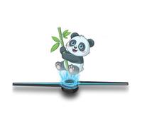 VBESTLIFE Ventola con Ologramma 3D, Proiettore Olografico a LED con Telecomando, 234 LED di Evidenziazione, per Eventi Espositivi in negozio (Spina europea)