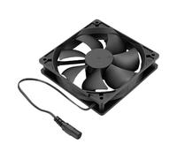 VBESTLIFE Ventola di Raffreddamento di Scarico Regolabile per PC da 120 | Spina Diretta CA, Regolatore di velocità da 700-3000 Giri/min, Flusso D'aria da 92,3 CFM per Quadro Elettrico NAS, Durata