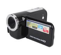VBESTLIFE Videocamera Digitale HD 1080p Portatile, Videocamera DV da 16 MP con Schermo LCD da 2,0 Pollici, Zoom Digitale 16x, per gli Adolescenti (BLACK)