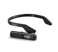 VBESTLIFE Videocamera Montata Sulla Testa, Action Cam HD 2,7K con Stabilizzazione Intelligente e Obiettivo Grandangolare da 110°, Visuale in Prima Persona per gli Sport Ciclistici