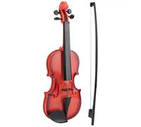 VBESTLIFE Violino Giocattolo per Bambini, Strumento Musicale Violino Acustico per Principianti, con Corde Regolabili per Stimolare Il Talento Musicale (Marrone Chiaro)