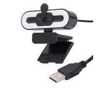 VBESTLIFE Webcam HD 1080P con Microfono Integrato, Webcam USB per Computer HD, Obiettivo Grandangolare da 120°, Plug and Play, per PC Desktop o Computer Portatile