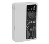 VBESTLIFE WiFi 4G LTE Portatile, Router Hotspot Mobile da 300 Mbps con Slot per Scheda SIM per Viaggi Domestici, velocità WiFi a 2,4 GHz, Fino a 10 Dispositivi (WHITE)