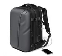VBESTLIFE Zaino a Compressione Sottovuoto, Zaino da Viaggio Impermeabile di Grande capacità da 60 Litri Pompa a Vuoto USB Incorporata e Lucchetto a Combinazione (GREY)