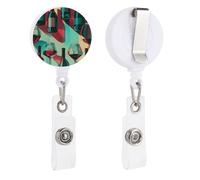 VBFKL Bobine di badge retrattili con clip a coccodrillo girevole porta badge retrattile clip bobina clip infermiera badge bobina clip bottiglie e occhiali ID badge clip portachiavi per medici in