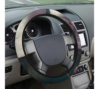 VBFKL Coprivolante per auto da 38,1 cm, universale, accessori per auto, protezione interna per auto, accessori per uomini e donne, due topi bianchi, coprivolante per SUV, furgoni e camion
