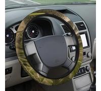 VBFKL Coprivolante per auto da 38,1 cm, universale, accessorio per volante auto, protezione interna per uomini, donne, pecore che corrono sull'erba, coprivolante per SUV, furgoni e camion
