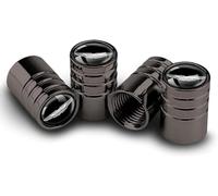 VBGPWAD 4 Pezzi Tappi Valvole Pneumatici Auto per Aston Martin Valkyrie, Cappuccio Valvola con Logo Resistente Corrosione Auto Pneumatici Accessori,C