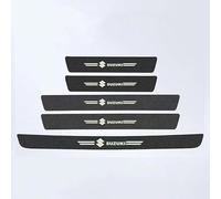 VBGPWAD 5 Pezzi Auto Fibra Carbonio Battitacco Sticker per Suzuki SX4 S-Cross 2021-2024, Battitacco Protezione Portiere Listelli Sottoporta AntiGraffio,B